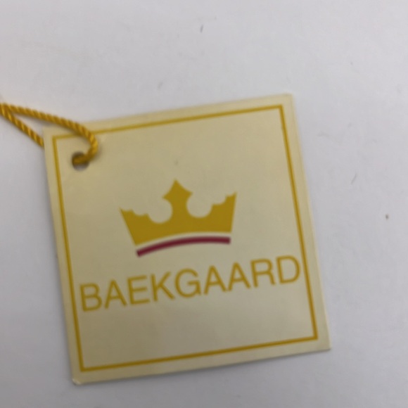 Baekgaard Leopard Print with Red Trim & Silver Hardware Kiss Lock Wristlet NWT - Picture 13 of 15